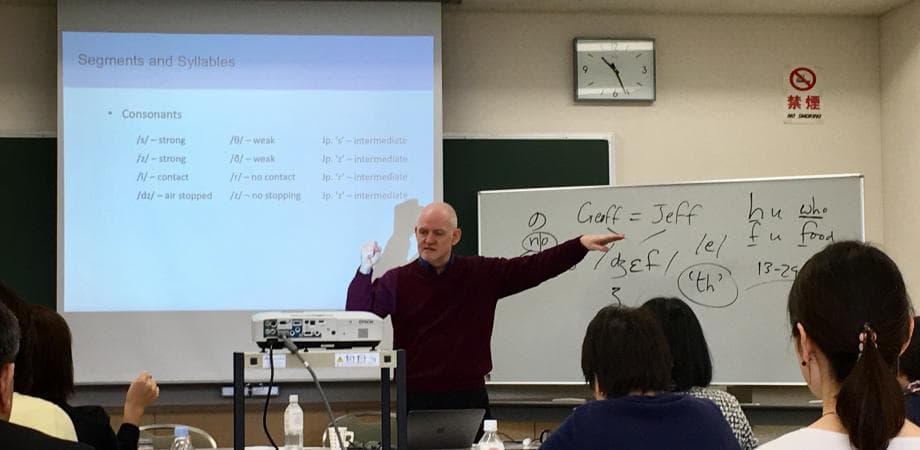 Dr. Geoff Lindseyの発音ワークショップ 12/1(土)
